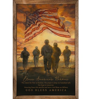 God Bless America's Heroes By Bonnie Mohr